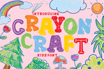 Crayon Craft Font for Creative Projects
