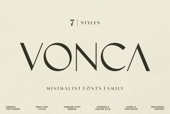 Vonca Font Design Trends and Creative Projects