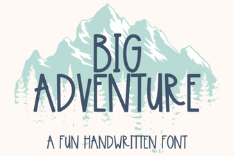 Big Adventure Font Project Ideas & Design Tips