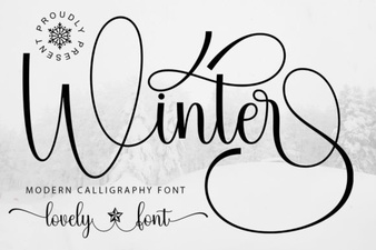 Winter Font Design Trends 2024