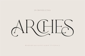 Arches Font Design Trends and Creative Uses