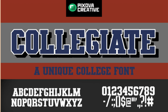 Best Collegiate Font for Design Projects